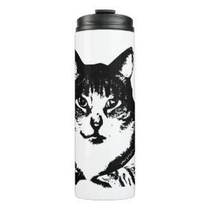 Tier,Katze,Katzen,Tier,Haustier,Katze,Tiger,Wildka Thermosbecher