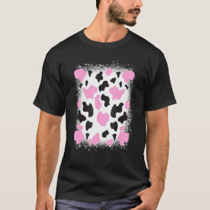 Tier Kuh Druck Süße Rodeo Färse Mama T-Shirt