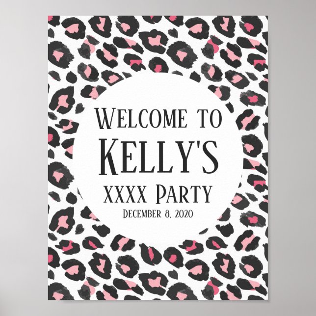 Tier, Leopard, Geparden Poster (Vorne)