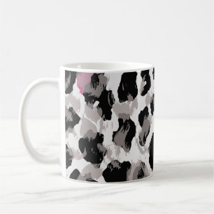 Tier, Leopardenstruktur Hintergrund abstrakt, Afri Kaffeetasse