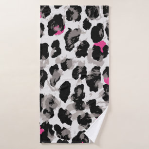 Tier, Leopardentextur, Background abstract, africa Badehandtuch