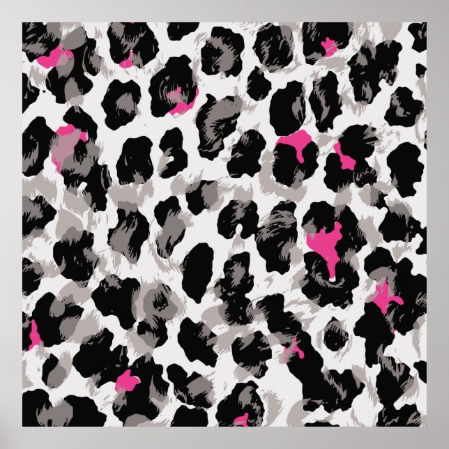 Tier, Leopardentextur, Background abstract, africa Poster (Vorne)