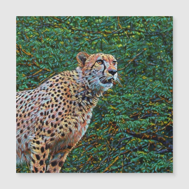 Tier-Mix-Gepard 6 Magnetkarte (Vorderseite)