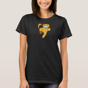 Tier Nett  Katze Glücklich Und Aufgeregt T-Shirt
