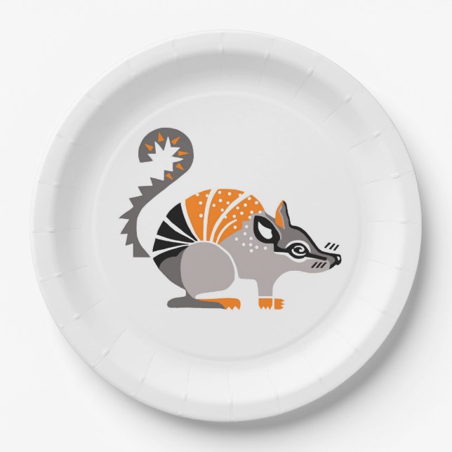 Tier - NUMBAT - Wildfauna - Party Pappteller (Vorderseite)