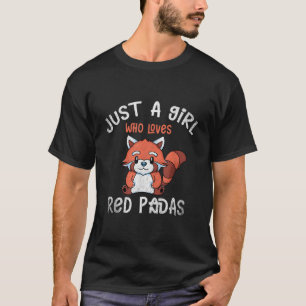 Tier Panda Bär Bambus Roter Panda T-Shirt