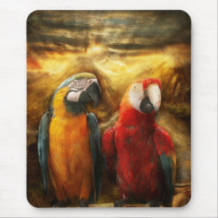 Tier - Papagei - Papagei-dise Mousepad