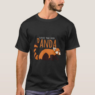 Tier Rette das Rote Panda-Bewusstsein T-Shirt