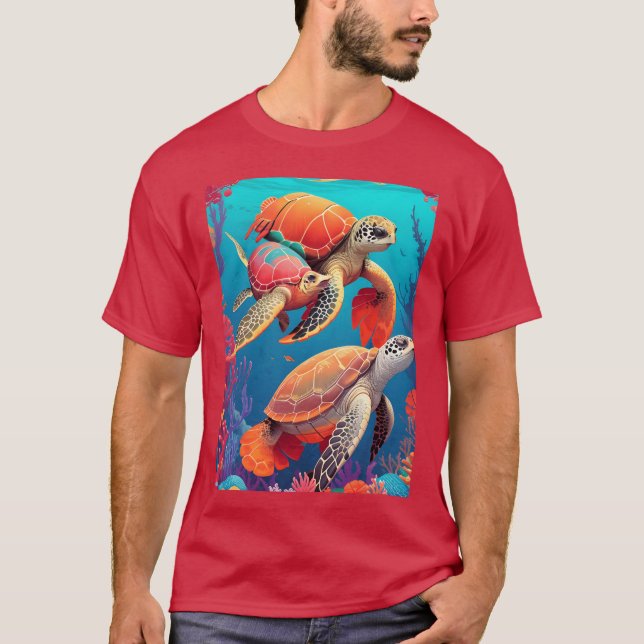 Tier-Schildkröte Haustierjunge T-Shirt (Vorderseite)