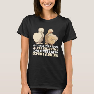 Tier Seidenhuhn Seidig Chinesische Seide T-Shirt