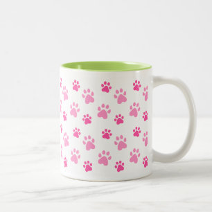 Tier-Tatze druckt Tasse