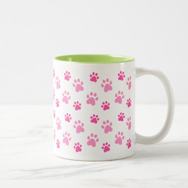 Tier-Tatze druckt Tasse (Rechts)