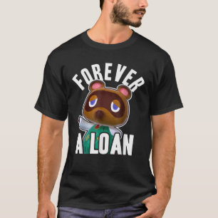 Tier überquert Tom Nook für immer einen Kredit T-Shirt