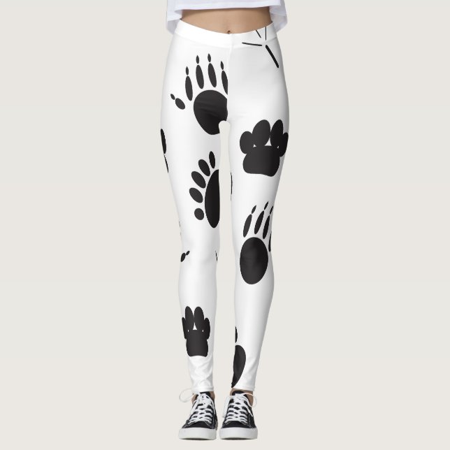 Tier- und Vogelfuß Leggings (Vorderseite)