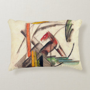 Tier von Franz Marc, Vintage Ausdruckskunst Dekokissen