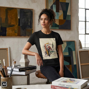 Tier von Franz Marc, Vintage Ausdruckskunst T-Shirt