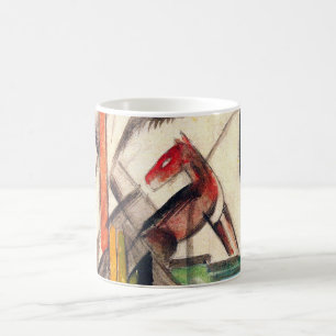 Tier von Franz Marc, Vintage-Expressionismus-Kunst Kaffeetasse