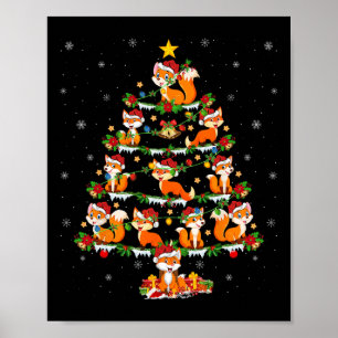 Tier Weihnachten Weihnachten Weihnachtsbaum Weihna Poster