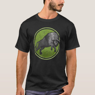 Tier Wild Amerikanischer Bison Büffel T-Shirt