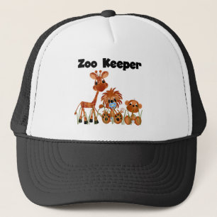 Tier-Zoowärter-T-Shirts und Geschenke Truckerkappe