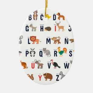 TierABCs - Alphabet Keramikornament