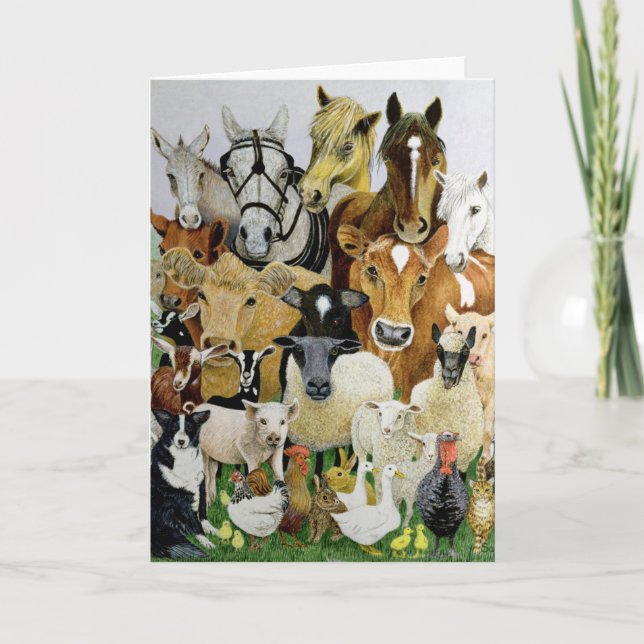 Tierallsorten Karte (Vorderseite)