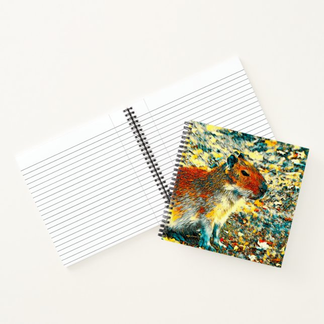 TierArt_Capybara_003 Notizbuch (Innenseite)