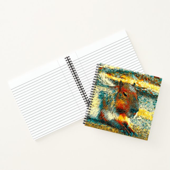 TierArt_Capybara_006 Notizbuch (Innenseite)