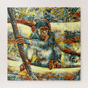 TierArt_Chimpanzee_011 Puzzle