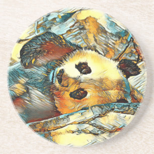 TierArt_Panda_002 Getränkeuntersetzer