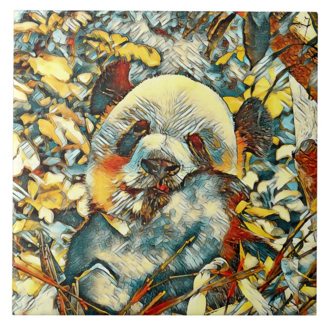 TierArt_Panda_012 Fliese (Vorderseite)
