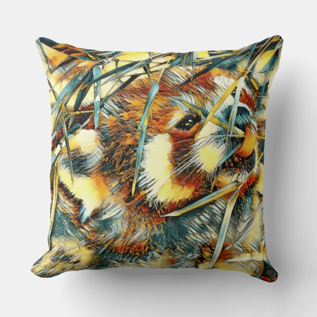 TierArt_RedPanda_003 Kissen (Vorderseite)