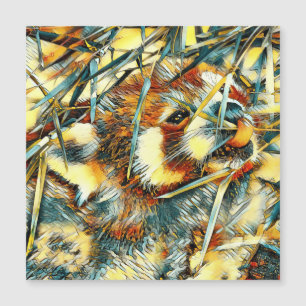 TierArt_RedPanda_003 Magnetkarte