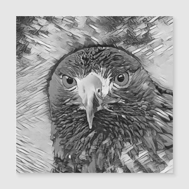 TierArtBW_Bird_003 Magnetkarte (Vorderseite)