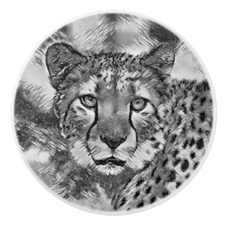 TierArtBW_Cheetah_002 Keramikknauf