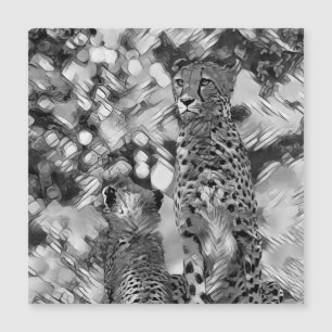 TierArtBW_Cheetah_008 Magnetkarte