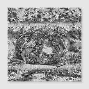 TierArtBW_Dog_001 Magnetkarte