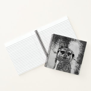 TierArtBW_Meerkat_002 Notizbuch