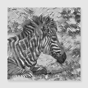 TierArtBW_Zebra_001 Magnetkarte