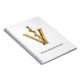 Tierarzneimittel Gold V Elegant Notizblock