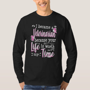 Tierarzt Abschluss DVM Veterinärmedizin T-Shirt