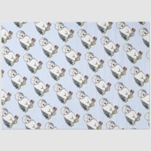 Tierarzt Alt Englisch Schafhund Grau 1 Niedlicher  Seidenpapier