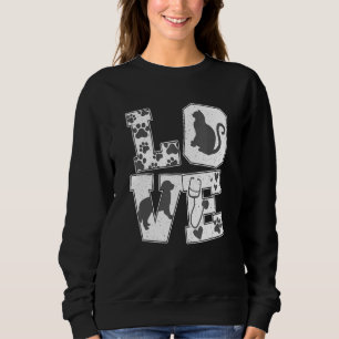 Tierarzt-Assistentin liebt Tiere Veterinär-Technik Sweatshirt