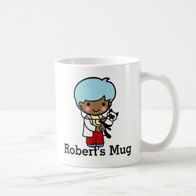 Tierarzt bei Kitty Cat Kaffeetasse (Rechts)