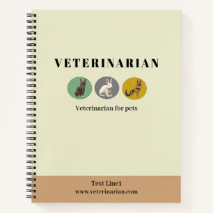 Tierarzt Gelb Notizbuch