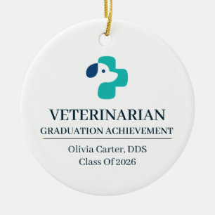 Tierarzt Individueller Name Seit Jahr Keramik Ornament