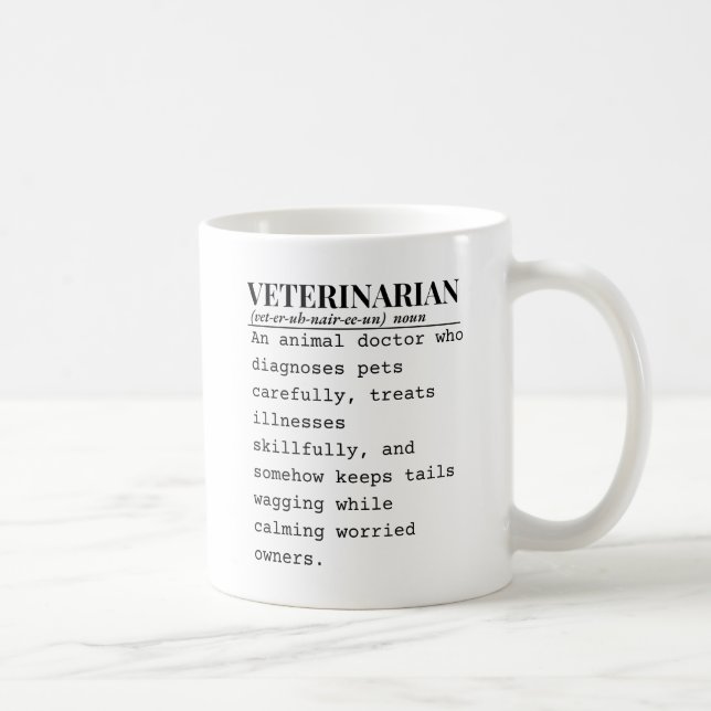 Tierarzt Kaffeetasse (Rechts)