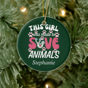 Tierarzt Keramik Ornament