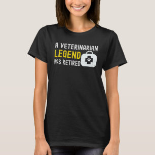Tierarzt Legende Ruheständler Tierarzt Tierarzt Hu T-Shirt