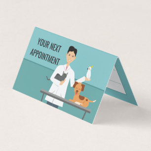 Tierarzt Mann & Tiere - Kunden Termin Visitenkarten